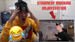 reacting TO STROMEDY MOCKING IMJAYSTATION  HILARIOUS [upl. by Eirret974]