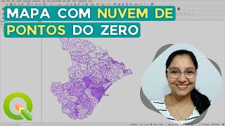 Mapa de nuvens de pontos do zero no QGIS [upl. by Aigil]