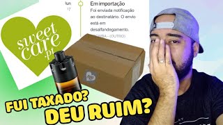 Comprei perfume importado MUITO BARATO no site Sweetcare unboxing e como foi comprar lá [upl. by Vivia]