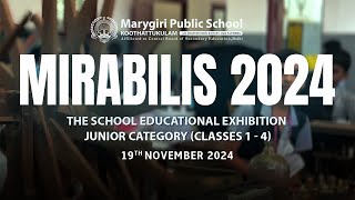 Mirabilis 2024  The School Educational Exhibition  Junior Category  Classes 1 to 4 [upl. by Morganica]