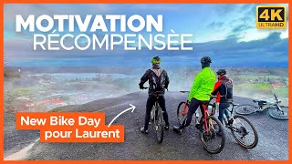 MOTIVATION RÉCOMPENSÉE  New Bike Day pour Laurent VTTXC MTB [upl. by Ayrolg]