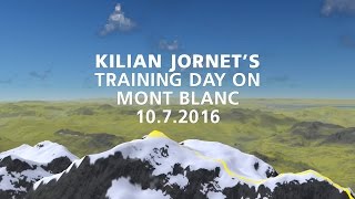 Kilian Jornets physical training day on Mont Blanc Massif [upl. by Clementis]