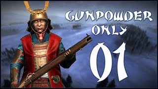 A VERY ROUGH START  Otomo Legendary Challenge Gunpowder Only  Total War Shogun 2  Ep01 [upl. by Smail]