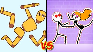 Satisfying Funny Gameplay RAGDOLL BREAK vs THROUGH THE WALL — Level Up Games [upl. by Asilana125]