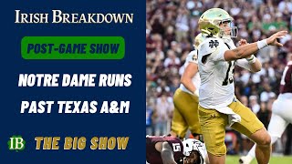 Notre Dame Runs Past Texas AampM To Kick Off The 2024 Season [upl. by Erdied674]