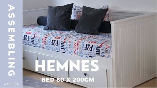 How to Assemble IKEA HEMNES Day Bed easy Instruction [upl. by Norra497]