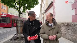 Bürgermeisterstichwahl Stadtspaziergang mit Johannes Anzengruber [upl. by Lenrow682]