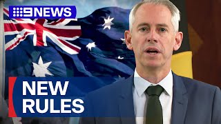 Immigration minister signs new order to deport foreignborn criminals  9 News Australia [upl. by Mauri]