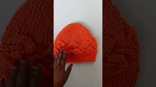 knitting topi design woolen cap bunai design [upl. by Odnanreh]