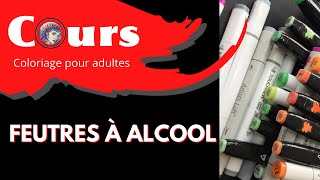 Cours de coloriage Les feutres à alcool ❣️ [upl. by Tonye999]