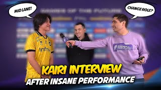 KAIRI INTERVIEW AFTER INSANE PERFORMANCE vs TEAM FLASH    😮 [upl. by Utta]