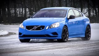 Snowdrift Volvo S60 Polestar with a bit of C63 AMG And a drag race  CHRIS HARRIS ON CARS [upl. by Alihs995]