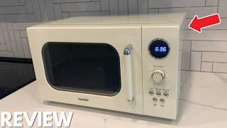 COMFEE  900 Watt Retro Microwave Review  Kitchen Knickknacks  Best Retro Microwave Updated [upl. by Norwood]