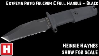 Extrema Ratio Fulcrum C Full Handle in Black  Show for Scale Overview [upl. by Hoyt554]