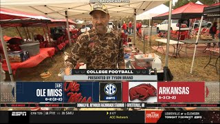 CFB on ESPN intro  19 Ole Miss  Arkansas  1122024 [upl. by Nnylidnarb]