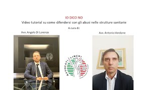 Tutorial Parte 1 Diffida IO DICO NO a cura degli Avvti Antonio Verdone e Angelo Di Lorenzo di ALI [upl. by Kezer]