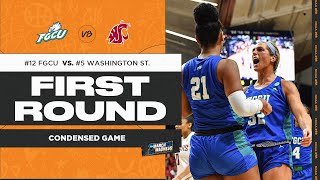 FGCU vs Washington State  First Round NCAA tournament extended highlights [upl. by Iren]