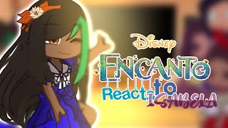 🪔 ENCANTO 🍵 Reacts to ISABELA TikToks  ENCANTO REACTION ⚡  Silent Bellaa roadto9k [upl. by Learsi56]