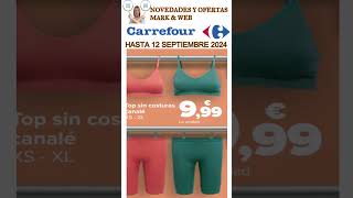 🛒OFERTAS y NOVEDADES DESTACADAS en MODA SUPERMERCADOS CARREFOUR hasta el 12 de SEPTIEMBRE de 2024 [upl. by Pavia]