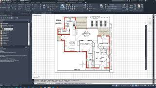 Mise à lechelle dune image sur autocad [upl. by Ahsimot]