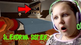 HIDING IN SLENDRINAS SISTERS BEDROOM Ruby plays Hello Neighbor Granny Style Game [upl. by Lema]