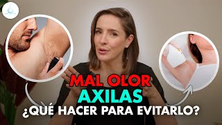 🔴 DERMATOLOGA te explica COMO SOLUCIONAR el MAL OLOR en AXILAS drapilarochoa  Dermatologa [upl. by Aiclef]