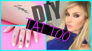 DIY TATTOO TEMPORANEI CON LEYELINER DURANO DIECI GIORNI [upl. by Zurheide]