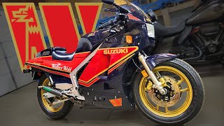 The Legendary Suzuki RG500 Walter Wolf  The First of Its Kind [upl. by Nhguavad629]