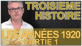 Les années 1920  Partie 1  Histoire  3e  Les Bons Profs [upl. by Niawtna]