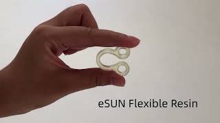 eSUN Flex Resin 3D Printing Resin [upl. by Tlihcox]