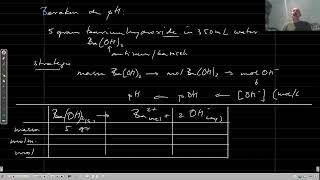 pH berekenen opl bariumhydroxide [upl. by Jonny]