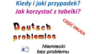 Kiedy jaki przypadek cz 2  Niemiecki bez problemu  Niemiecki dla początkujących [upl. by Aicilf]