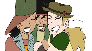 Akuyaku Kyōsōkyoku fan animation starring Oingo Boingo and Hol Horse [upl. by Beesley]