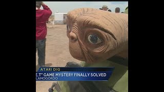 Searchers unearth grave of ET game in New Mexico [upl. by Hteboj448]