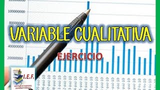 EJERCICIO RESUELTO CON VARIABLES CUALITATIVAS [upl. by Cherilynn]