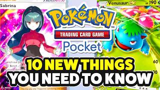 10 Things About Pokemon TCG Pocket You Need to Know Before You Play [upl. by Ahsaercal]