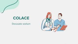 Colace Docusate sodium  Drug Rx Information [upl. by Akiv]