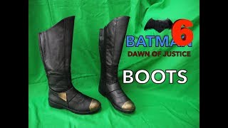 How to make a Batman costume part 6 BOOTS [upl. by Enirtak92]