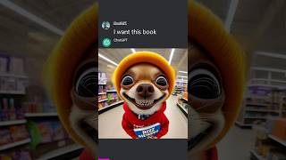 Shopping with a smart Chihuahua AGAIN 🛒🤣 Credits  VuxVux memes [upl. by Tessie]