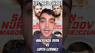 UFC Abu Dhabi  Mackenzie Dern vs Lupita Godinez [upl. by Yneffit246]