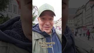 Wochenmarkt Wertheim Samstag 16112024  1115 Uhr Nichts Los [upl. by Hareehat]