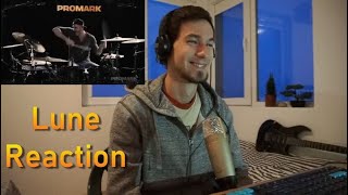 Guitarist reacts to Periphery  Lune Matt Halpern Drum Playthrough [upl. by Enrobialc]