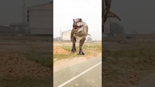 Dinasaur aa gya jungal me dinosaur shorts trending viralvideo youtubeshorts reels video [upl. by Eilac]