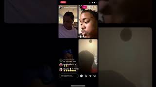 Sha Ek amp Lil Yatchy arguing on IG live 😂😂 [upl. by Aicirtac122]