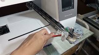 hack MANTENIMIENTO GENERAL JANOME 500550e bordadora janome550e janome500 [upl. by Dodie]