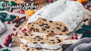 Veganer Stollen Rezept ☆ Christstollen Weihnachtsstollen ☆ [upl. by Raimund]