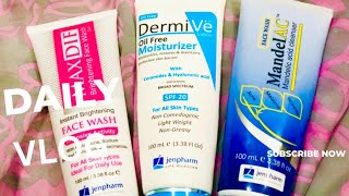 Jenpharm moisturizer and face wash review [upl. by Annawot]