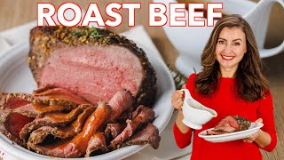 Easy Roast Beef Recipe with Beef Gravy [upl. by Ranit]