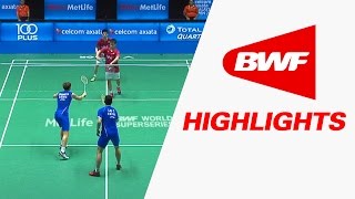 Celcom Axiata Malaysia Open 2017  Badminton R16 – Highlights [upl. by Soilissav]