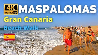 Gran Canaria Maspalomas Playa del Ingles Naturist Beach Walk Spain 👙 [upl. by Saoj]